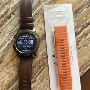 Garmin fenix 6 Sapphire GPS Watch Titanium Gray